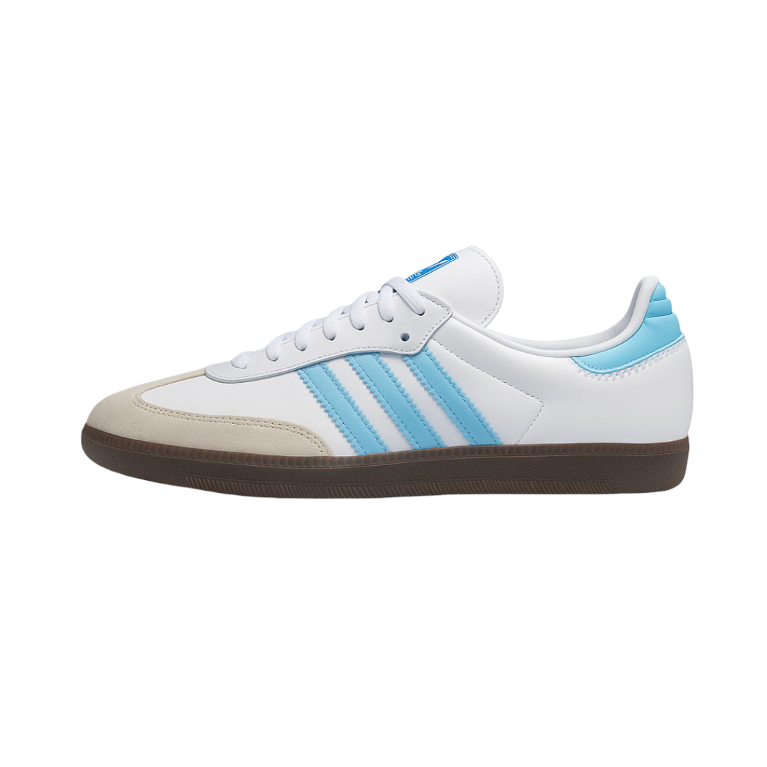 Adidas Samba OG Sky Gum lifestyle shot – street style sneakers available in Pakistan
