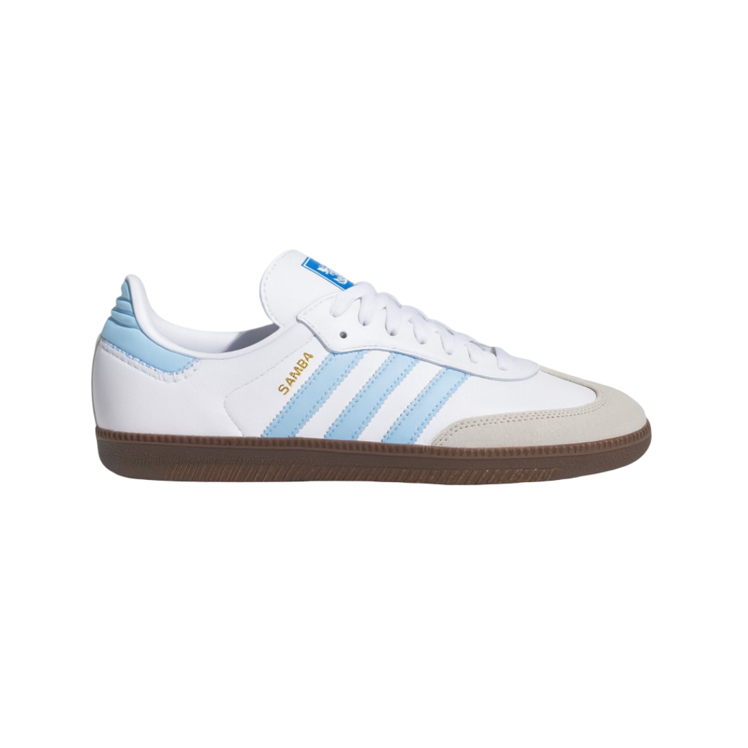 Adidas Samba OG Sky Gum side profile view – premium men's sneakers Pakistan