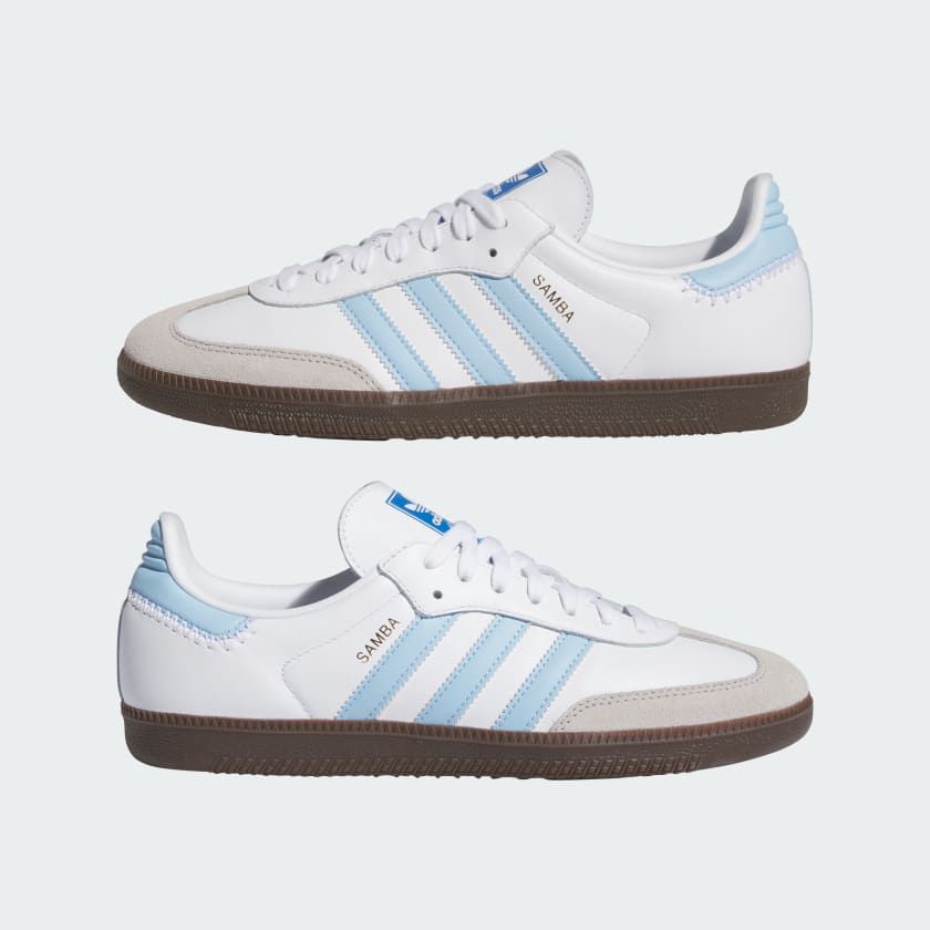 Adidas Samba OG Sky Gum on-foot lifestyle – iconic sneakers for men in Pakistan