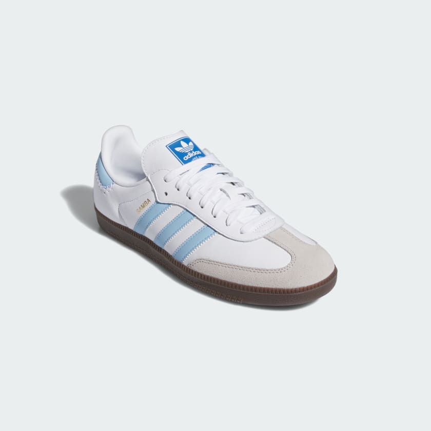 Adidas Samba OG Sky Gum pair shot – men's street style shoes Karachi Lahore Pakistan